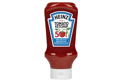 Tomatketchup 50% Less Sugar Salt