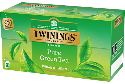 Twinings Pure Green Tea 25pås