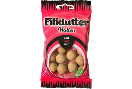Konfekta Filidutter Hallon 65g
