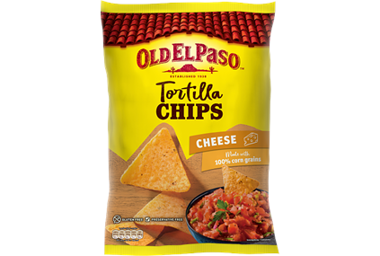 Old El Paso Tortilla Chips Cheese 185g