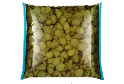 Dillpicklad Gurka, skivad i påse