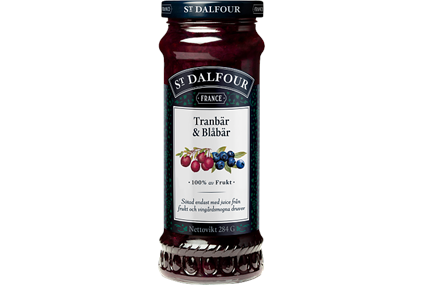 St. Dalfour Tranbär & Blåbär 6x284g