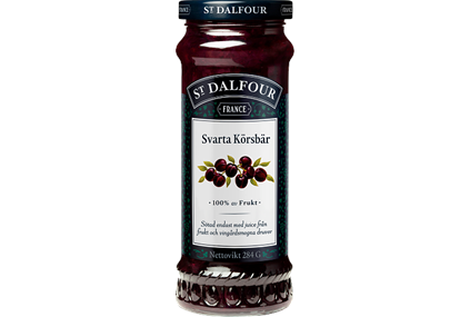 St. Dalfour Svarta Körsbär 6x284g