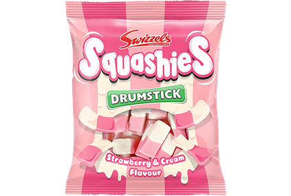 Squashies Strawberry & Cream 12x140g