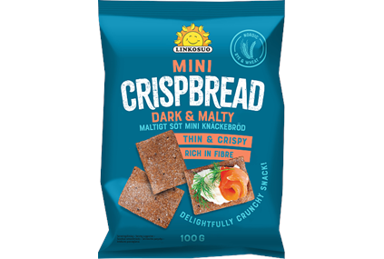 Mini Crispbread Dark & Malty 10x100g