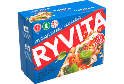 Knäckebröd Light Rye 12x200g