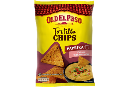 Tortilla Chips Paprika 10x185g