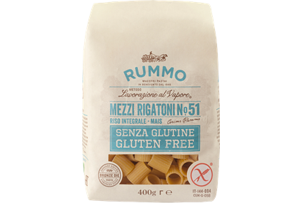 Rummo Mezzi Rigatoni No.51 Glutenfri 400g