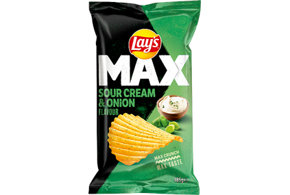 Lays Max Sour Cream & Onion 185g