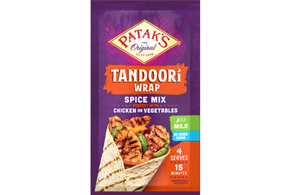Patak´s Tandoori Wrap Kryddmix 18x25g