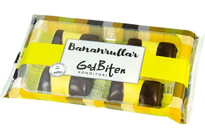 GodBiten Bananrullar 160g