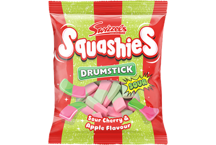 Squashies Sour Cherry & Apple 12x140g