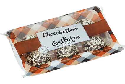 GodBiten Chocobollar 180g