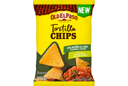 OEP Tortilla Chips Jalapeno Lime 170g