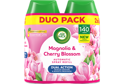 Air Wick Freshmatic Auto Spray Duo Refill Magnolia & Cherry Bloom