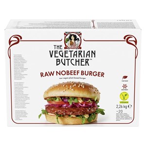 Raw NoBeef Burger, vegoburgare