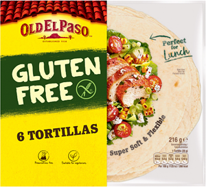 Gluten Free Tortilla 216g