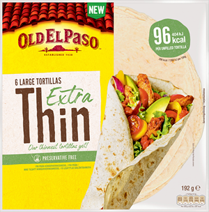 Old El Paso Tortilla Extra Thin 192g