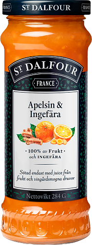 St. Dalfour Apelsin & Ingefära 6x284g