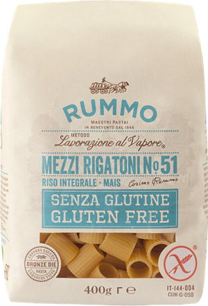Rummo Mezzi Rigatoni No.51 Glutenfri 400g