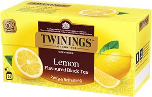Twinings Svart Te Citron 12x25 pås