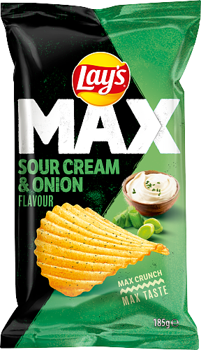Lays Max Sour Cream & Onion 185g