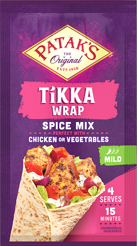 Patak´s Tikka Wrap Kryddmix 18x25g