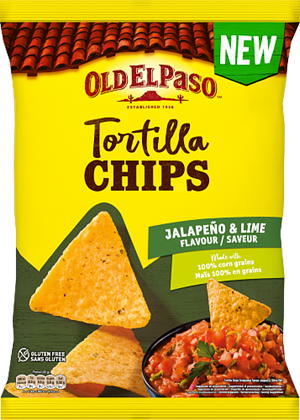 OEP Tortilla Chips Jalapeno Lime 170g