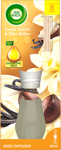 Air Wick Reed Diffusor Sweet Vanilla & Shea Butter 42ml